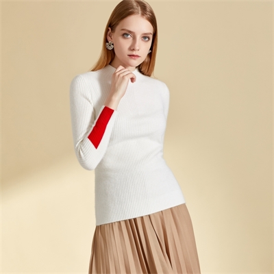 新款秋冬羊絨衫款式純色寬松圖片